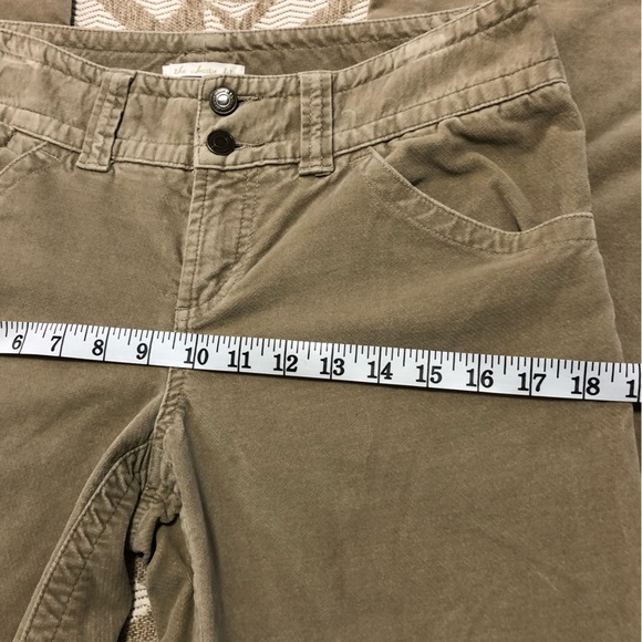 THE LONDON JEAN the Christie Fit soft velour beige pant - Picture 7 of 16